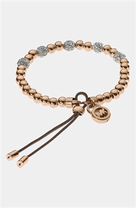 michael kors rose gold stretch bracelet